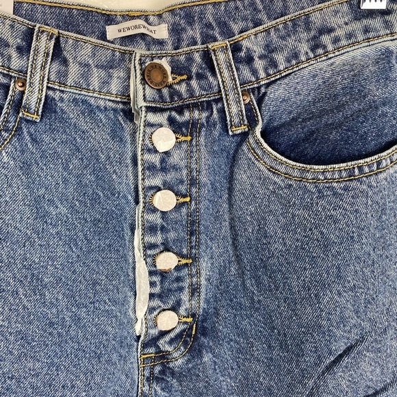 WEWOREWHAT Revolve The Danielle High Rise Vintage Straight Mom Jeans size 31 NWT - Picture 5 of 13